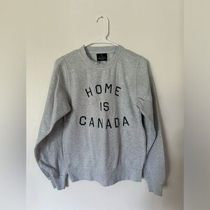 Peace Collective Home Is Canada Crewneck Sweatshirt - Womens - Grey